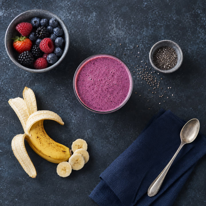 Berry protein smoothie